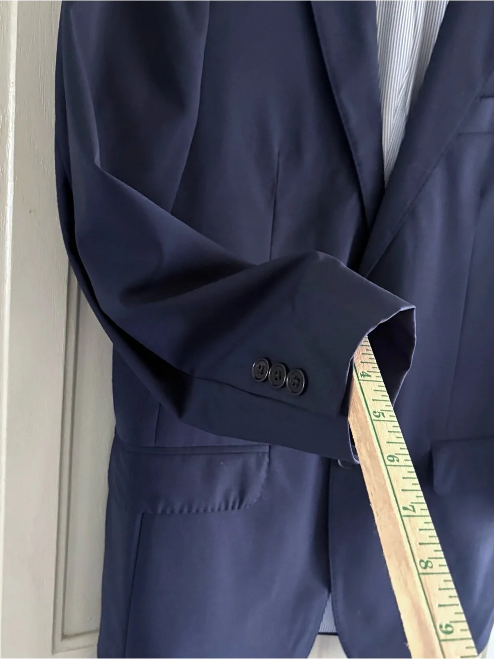 BROOKS BROTHERS Explorer Madison Fit Navy Blue 2 Button Blazer Suit | 36 Short